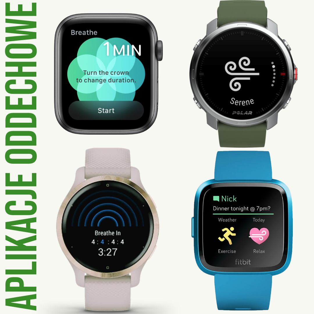 applikacje oddechowe zegarki