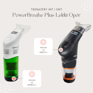 powerbreathe plus i ex1 pakiet trening na wdech i wydech opór średni