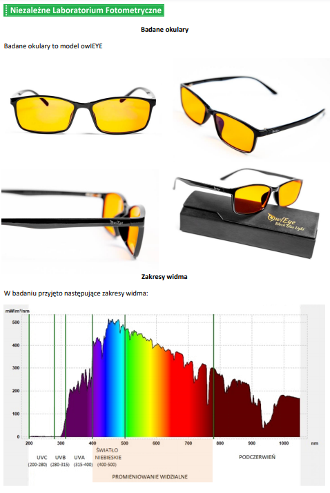 zdrowe oczy okulary blokujące niebieskie światło owleye – model: zmierzch iii – 100% ochrony