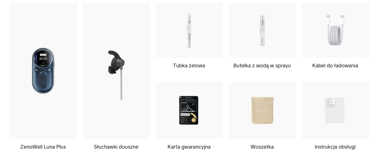 Zawartość zestawu Luna Plus